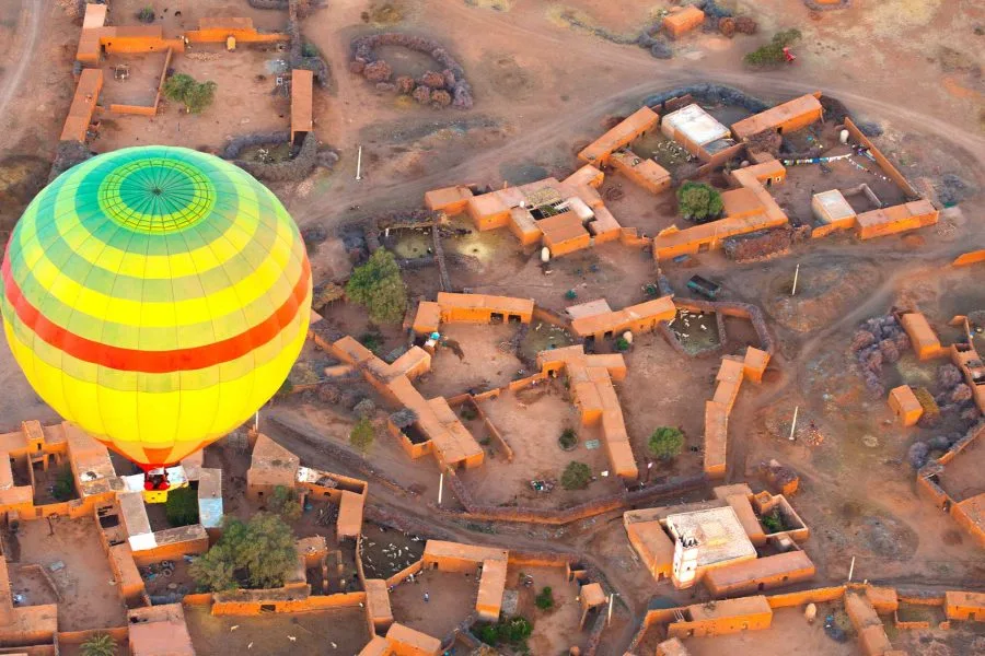 Luxury Hot Air Balloon Flight: Marrakech Desert Views